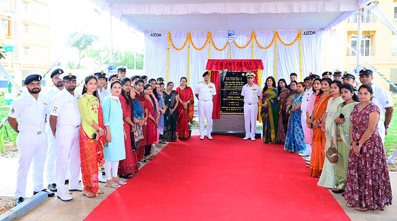 Inauguration Of 600 Residential Accommodations At Naval Base Karwar By Chief Of Naval Staff