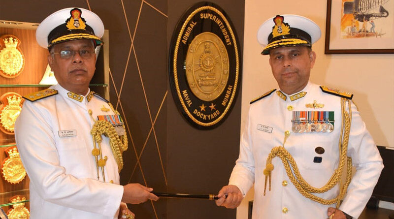 Rear Admiral Deepak Kumar Goswami Assumes Charge as Admiral Superintendent, Naval Dockyard, Mumbai