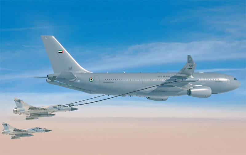 A330 MRTT with Mirage 2000 (Photomontage)