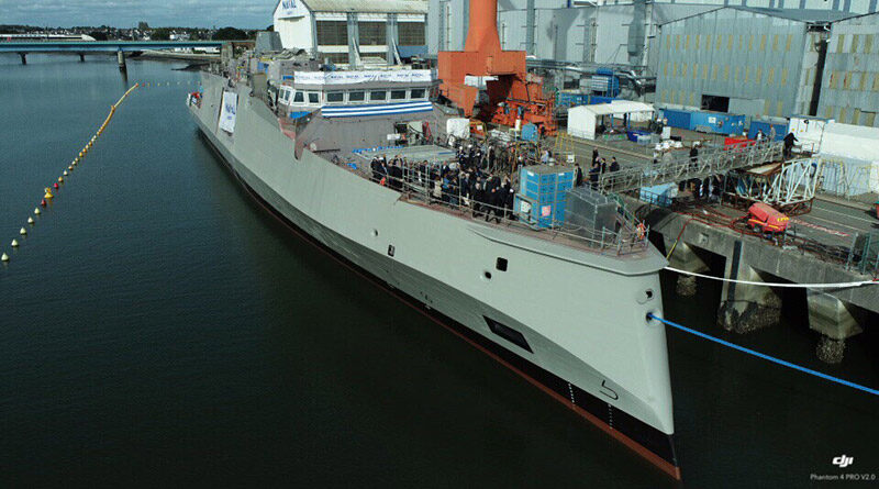 Naval Group Launches HS Kimon, First FDI Frigate for the Hellenic Navy