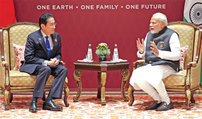 PM Modi with South Korean counterpart Yoon Suk Yeol