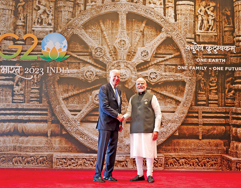 Prime Minister Modi with President Joe Biden
