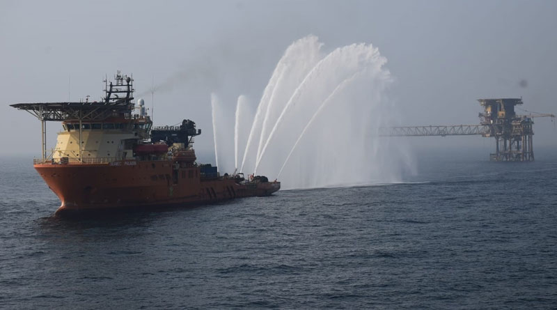 BI-ANNUAL EXERCISE 'PRASTHAN' CONDUCTED IN WESTERN OFFSHORE DEVELOPMENT AREA OFF MUMBAI