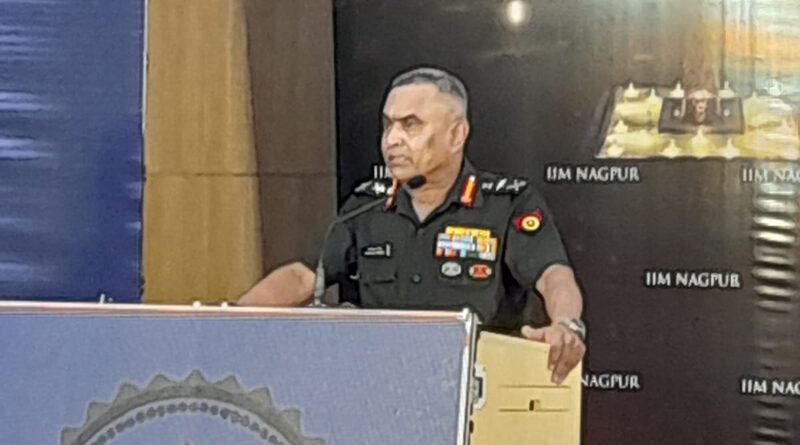 India's Chief of Army Staff, Gen Manoj Pande, Highlights National Security and Strategic Imperatives at IIM Nagpur