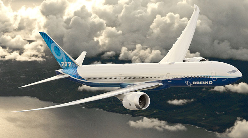 Boeing 777-9 Makes India Debut at Wings India 2024