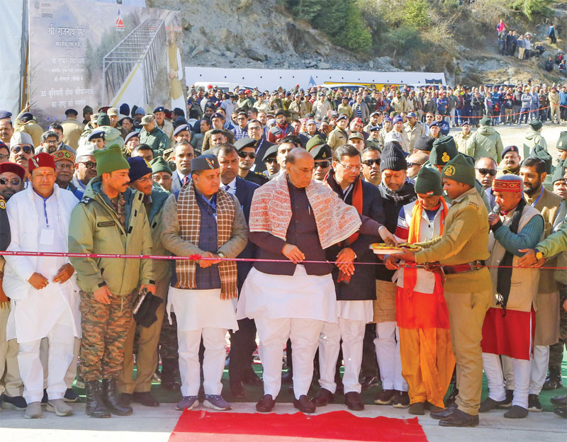 Defence minister Rajnath Singh inaugurates 35 bridges