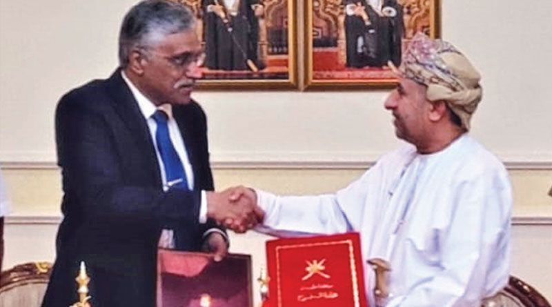 Defence Secretary Giridhar Aramane Co-Chairs 12th India-Oman Joint Military Cooperation Committee meeting