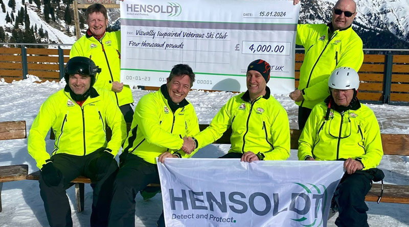 HENSOLDT UK Empowers Visually Impaired Veterans Ski Trip 2024 in the Italian Dolomites