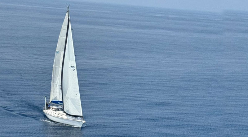 INSV Tarini Returns Triumphant After Historic Transoceanic Expedition by Indian Navy’s Women Officers