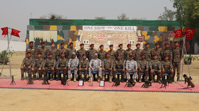 Maroon Beret Ceremonial Parade at Garud Regimental Training Centre Air Force Station Chandinagar