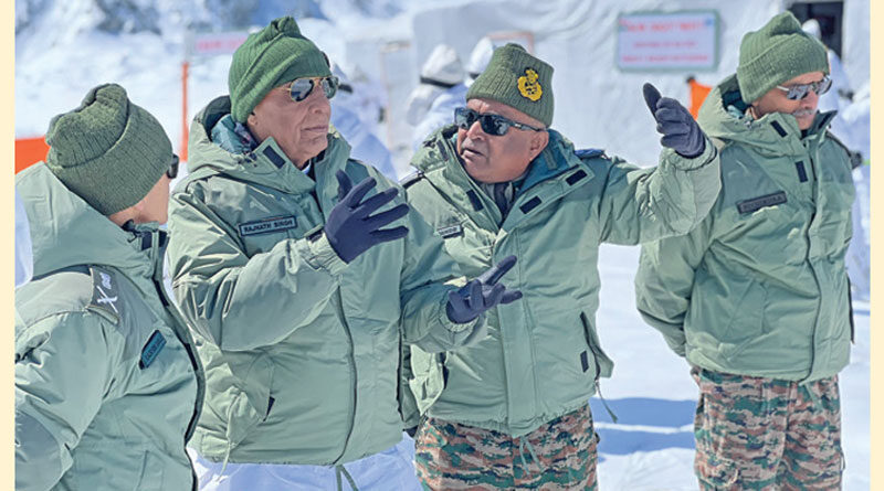 Rajnath Singh Visits Siachen for Ground Assessment of the Security Situation
