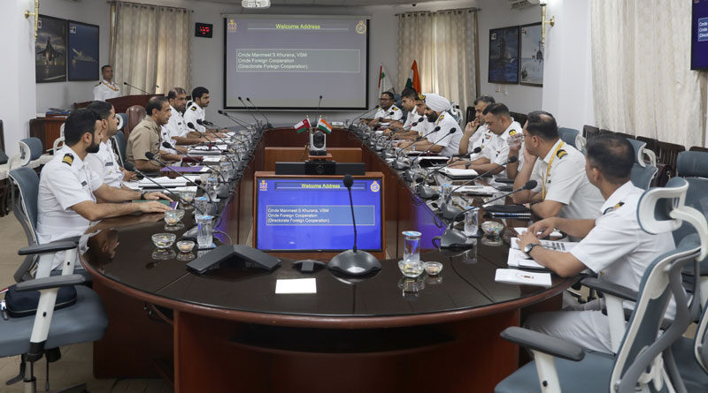 Indian and Royal Navy of Oman Hold 6th Edition of Staff Talks