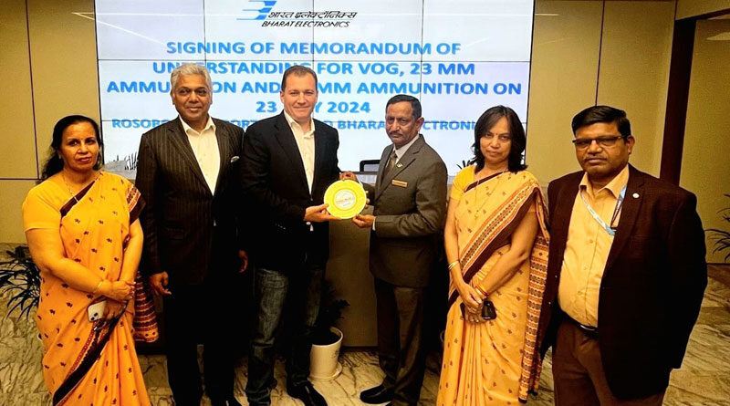 BEL Signs Tripartite MoU for Manufacture of Indigenised Ammunition