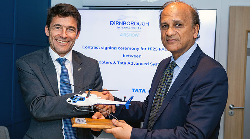 Airbus and Tata Advanced Systems to Establish H125 Helicopter Final Assembly Line in India