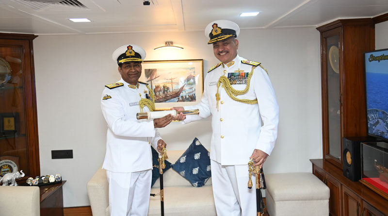 RAdm. Rahul Vilas Gokhale Takes Over as Fleet Commander of the Sword Arm