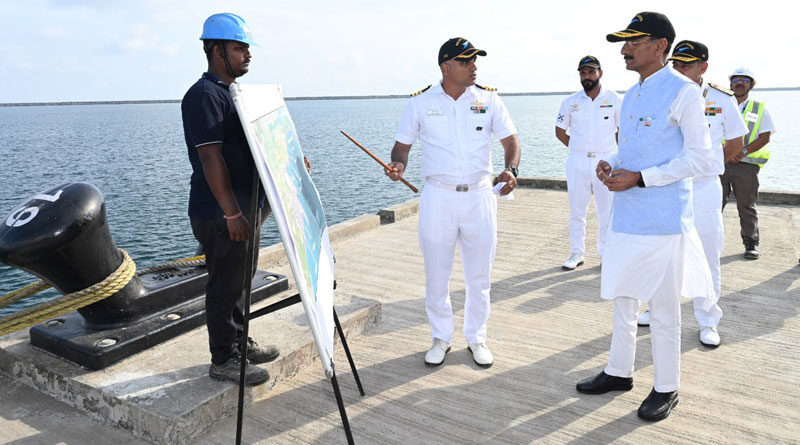 Minister of State for Defence Visits Sanjay Seth Naval Base Karwar